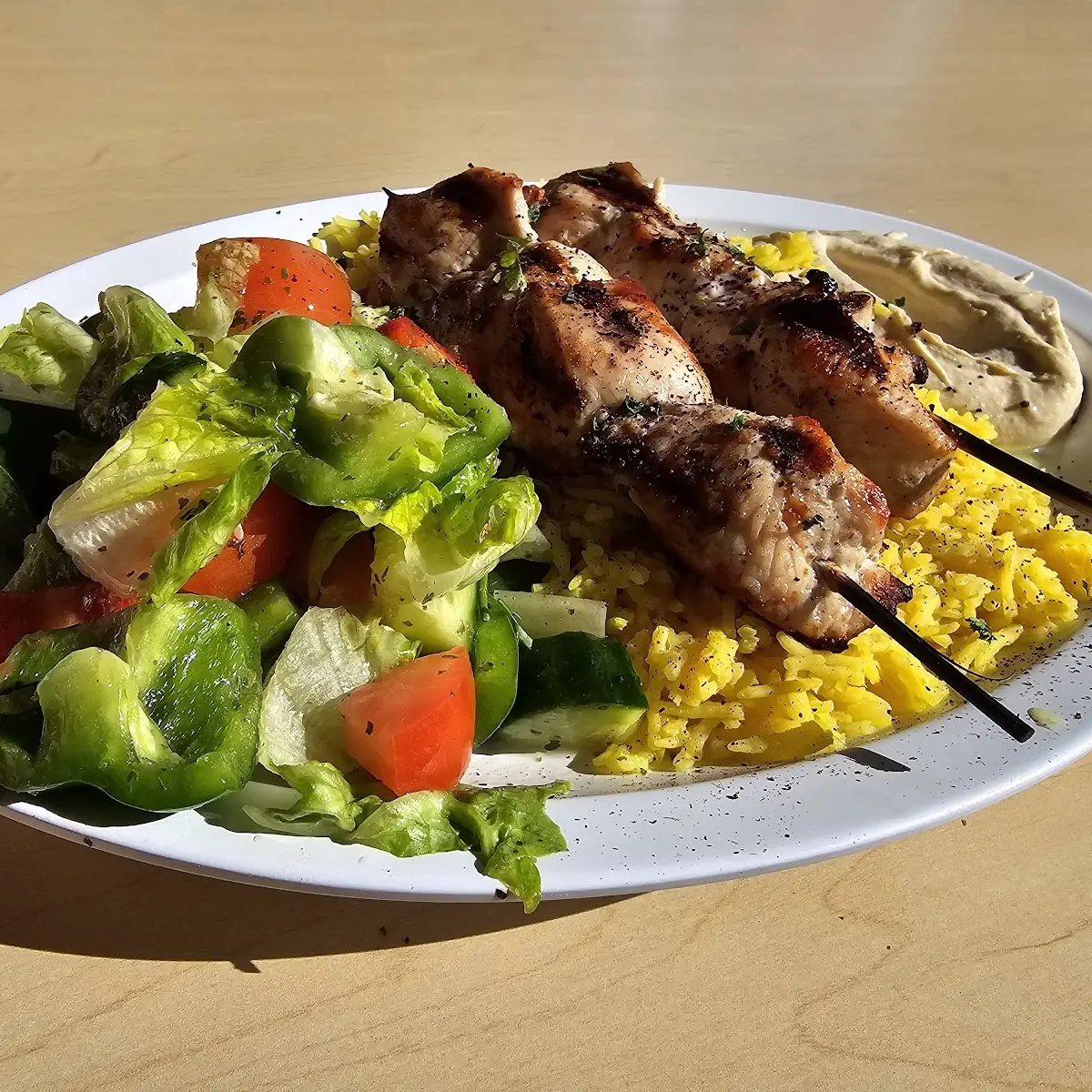Chicken Kebab Plate