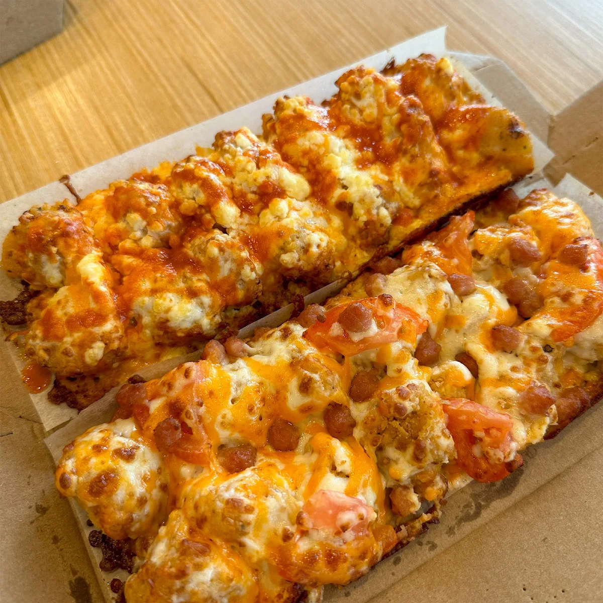Domino’S Pizza Stuffed Cheesy Bread with Bacon & Jalapeno, Domino's Pizza