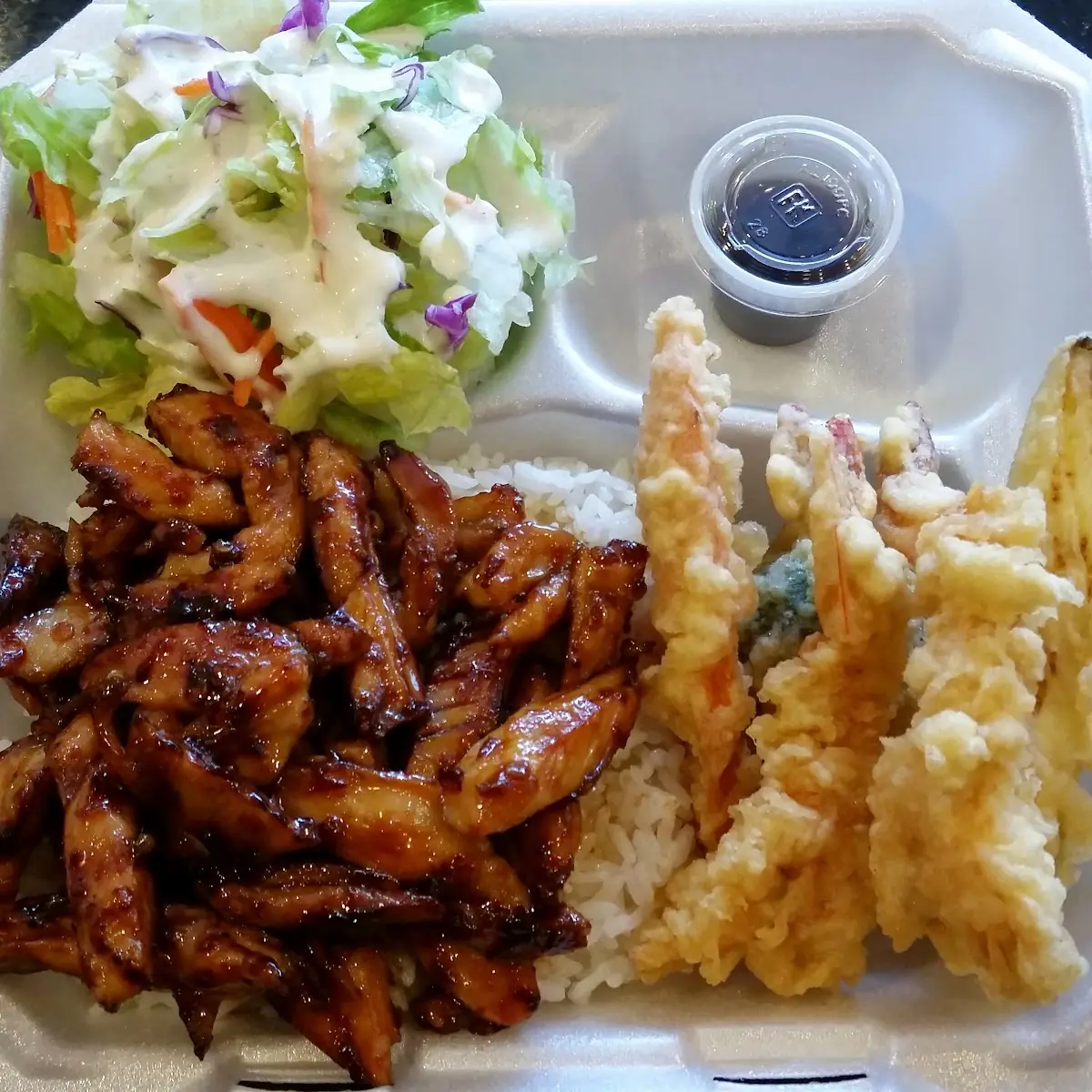 Honey Spicy Chicken w Tempura