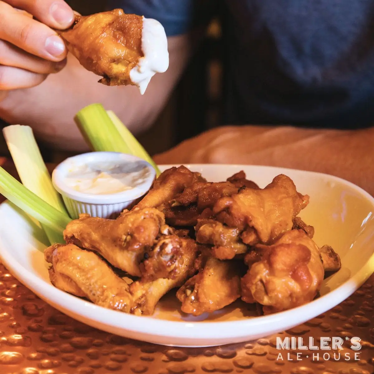 Honey Mustard BBQ Wings