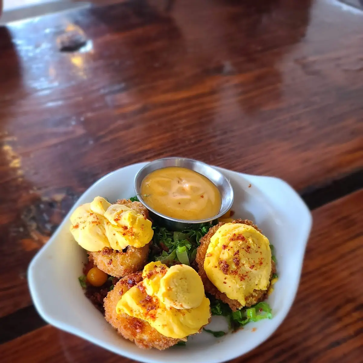 Fried Deviled Eggs