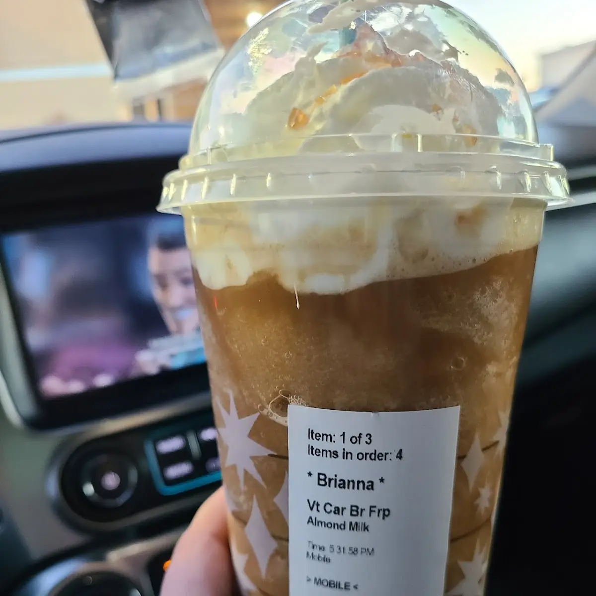 Caramel Brulee Frappuccino