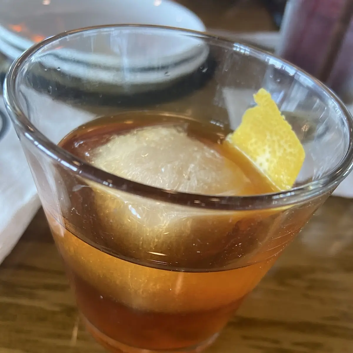 Barrel Aged Smoked Manhattan