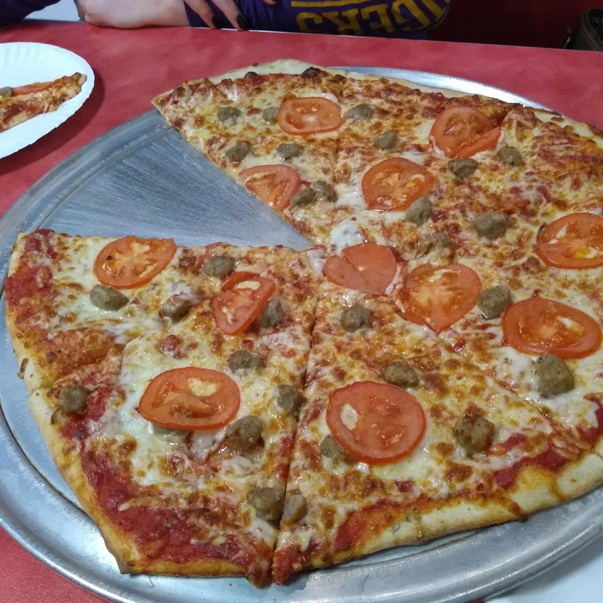 Sausage and Pepperoni Pizza