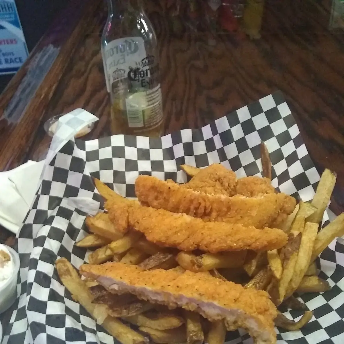 Chicken Strips and Hand Cut Fries