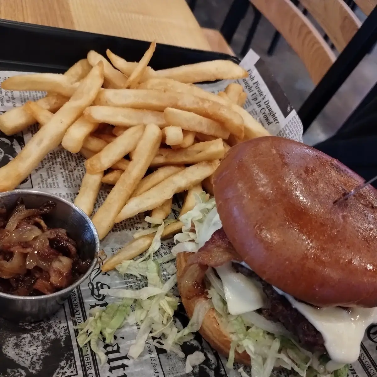 Swiss Mushroom Burger