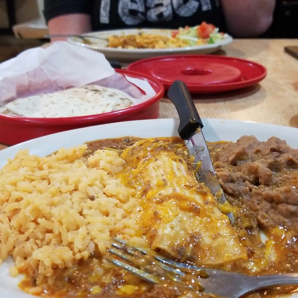 One Cheese Enchilada