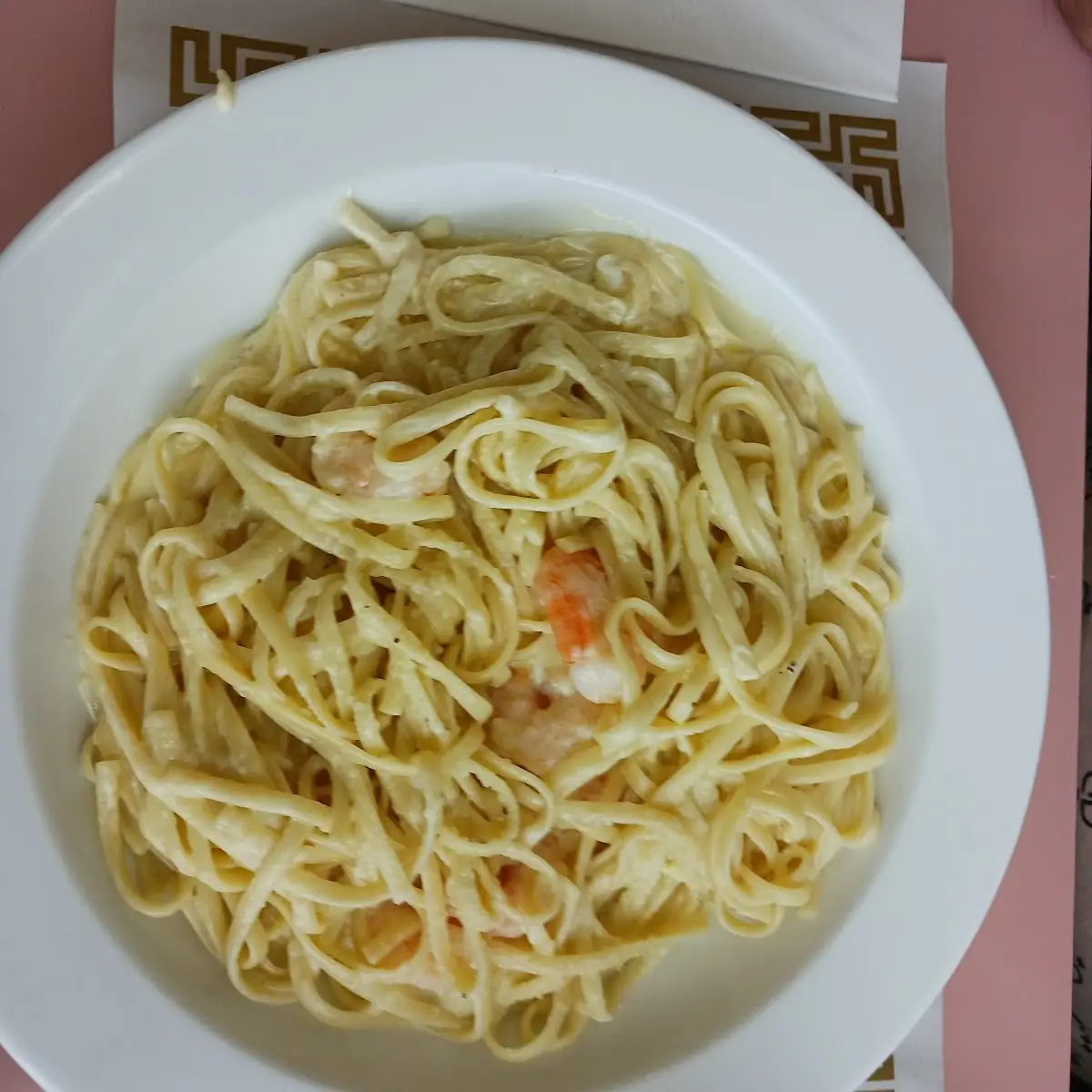 Linguine with Shrimp Fettuccine