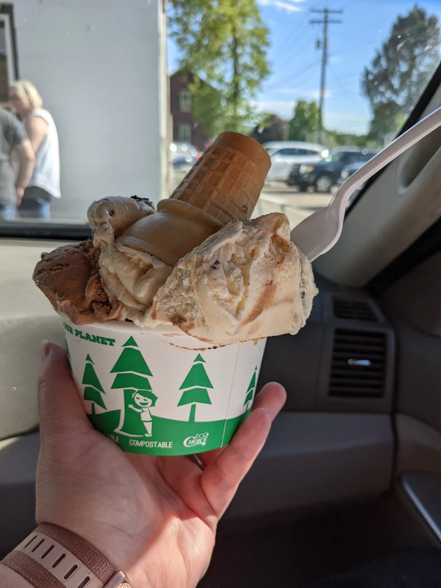 Jiffe-O and Dark Chocolate Ice Cream