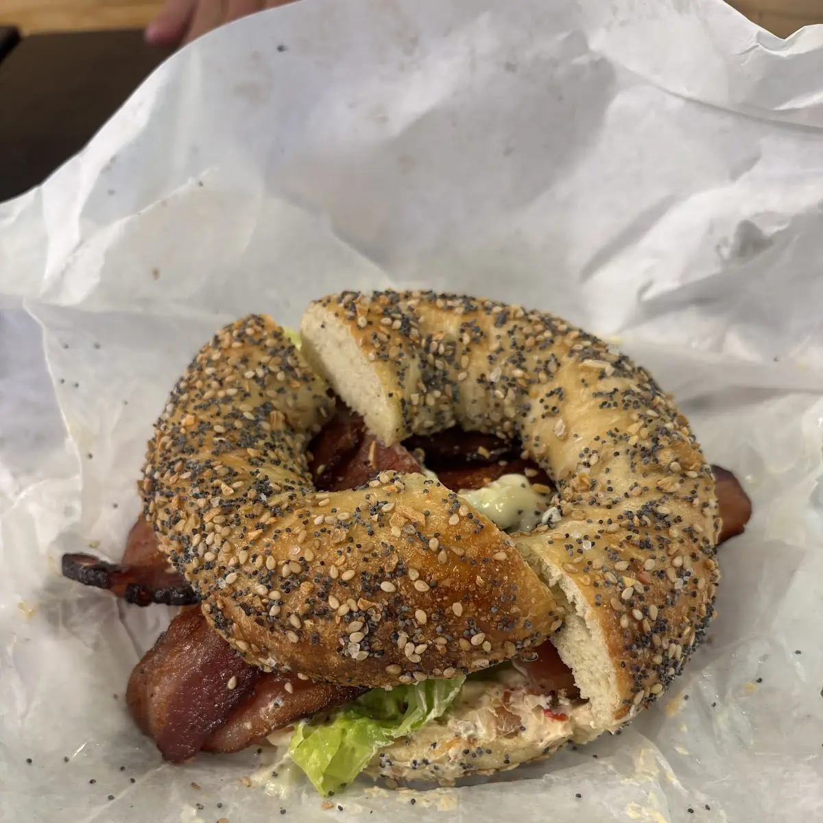 Everything Bagel with Cream Cheese