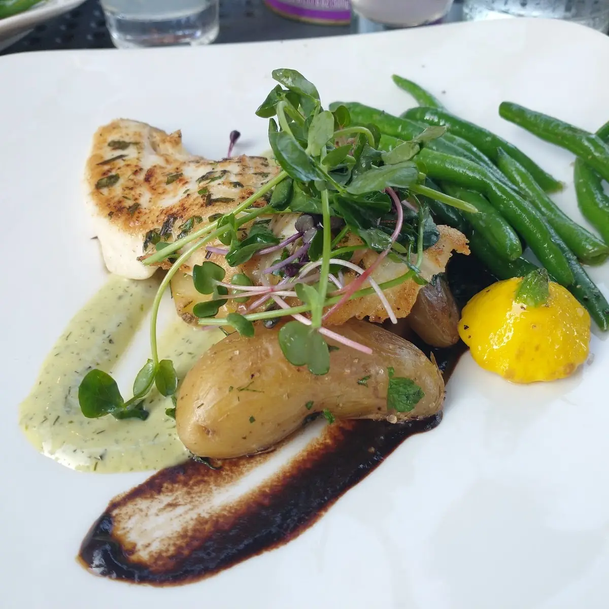 Seared Fish with Seasonal Vegetables