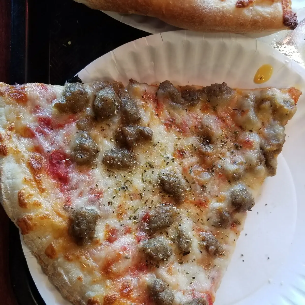 Sausage Pizza Slice