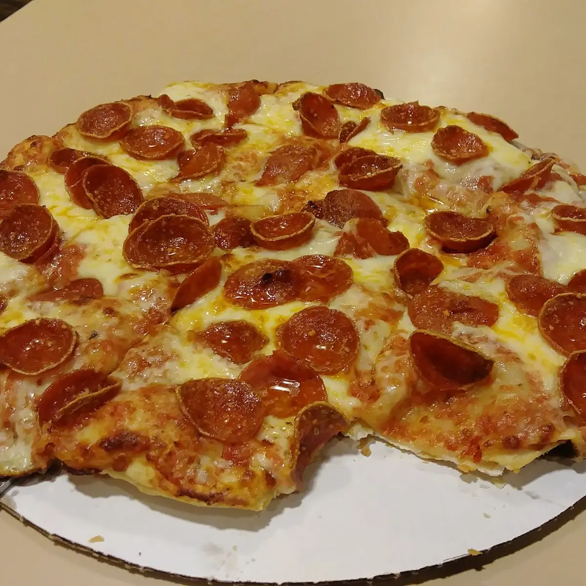 Pepperoni Pizza Sliced