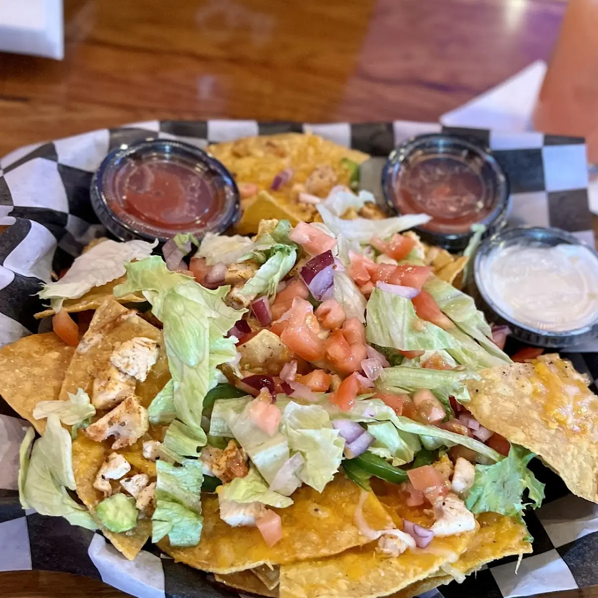 Loaded Chicken Nachos