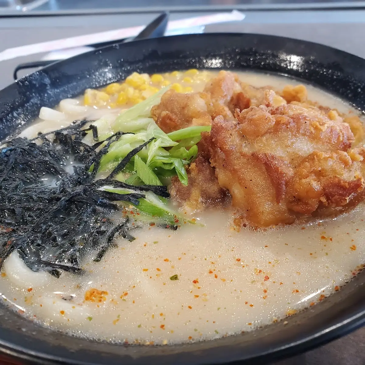 Chicken Katsu Udon Soup