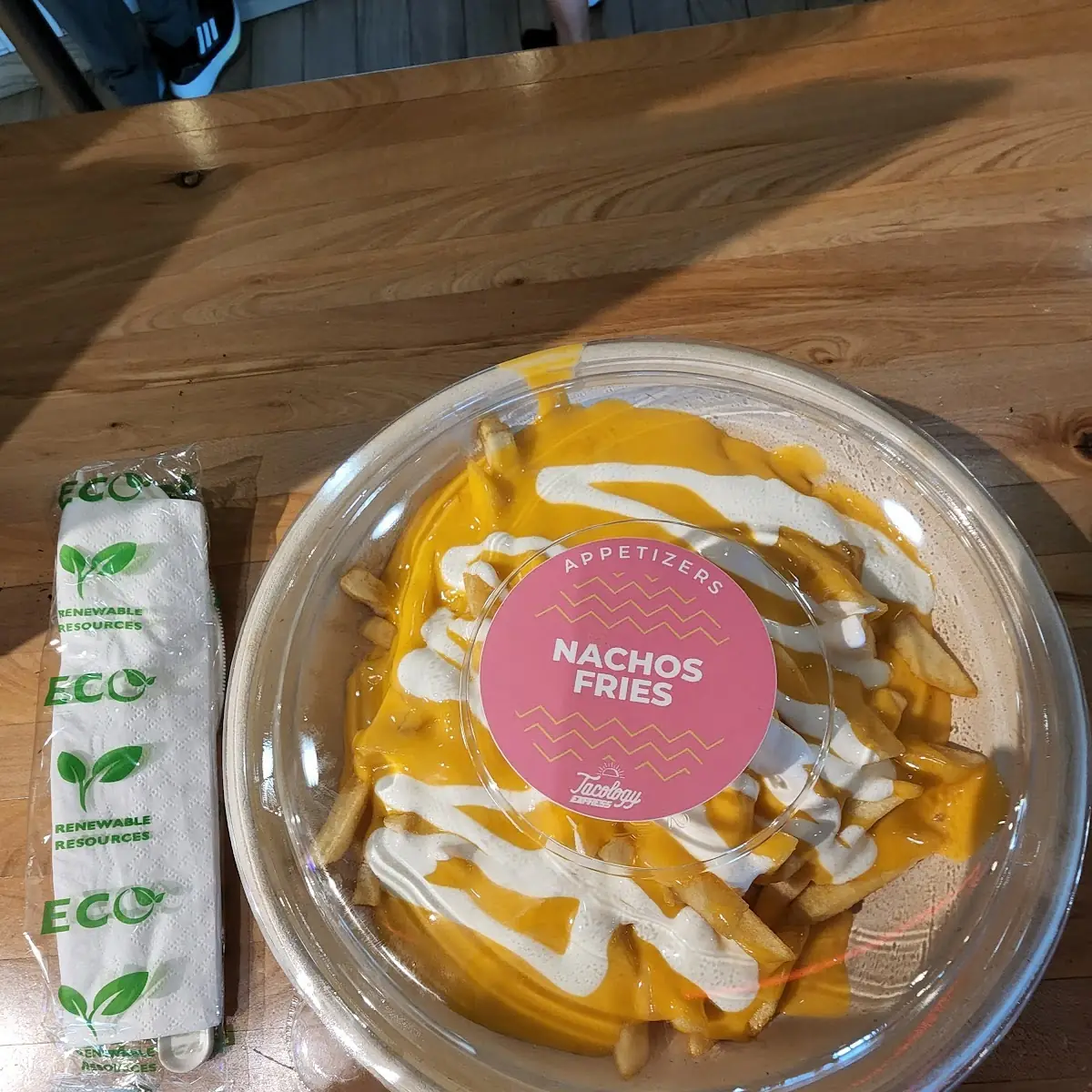 Nacho Fries with Extra Cheese and Sour Cream