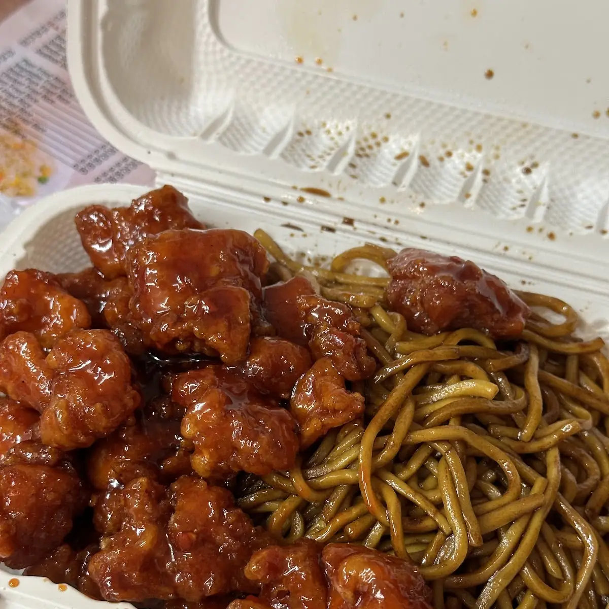 General TSO's Chicken or Orange Chicken Dinner