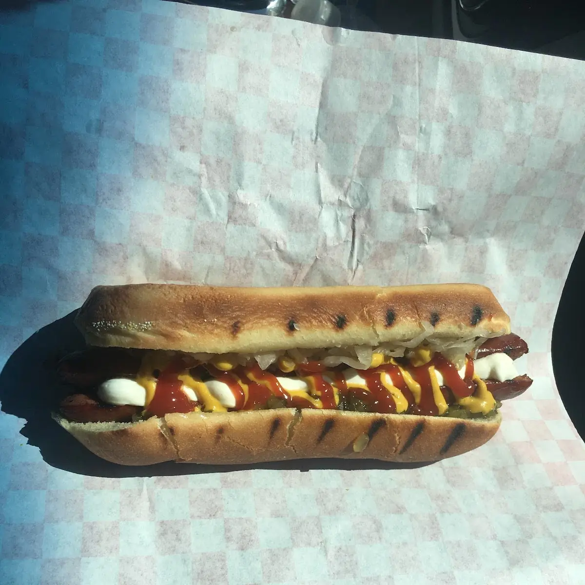 Grilled Hot Dog