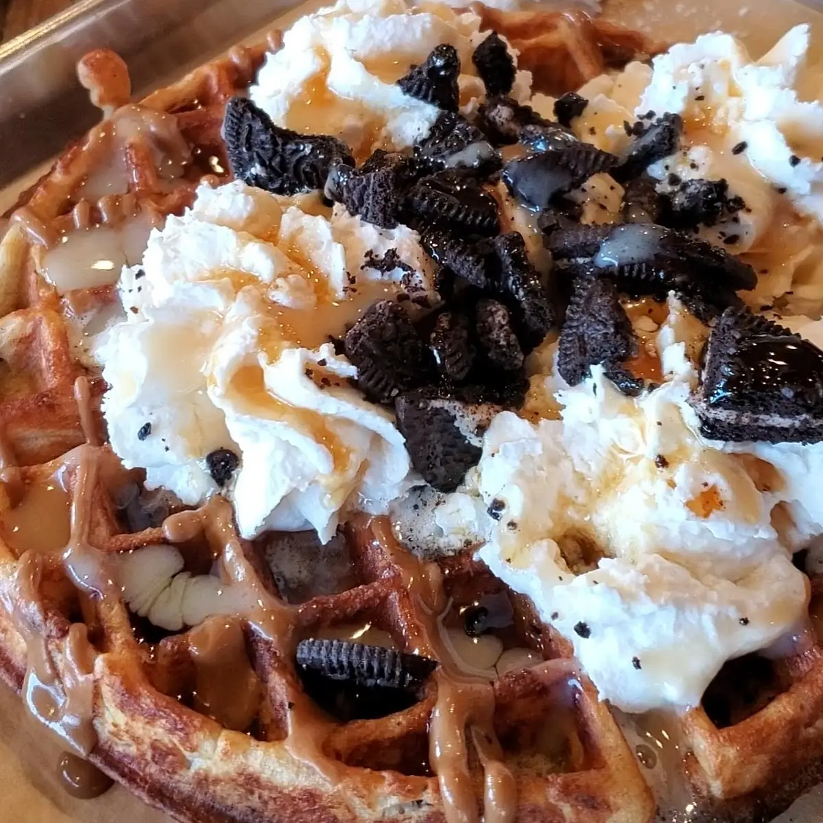 Cookie Monster Waffle Special