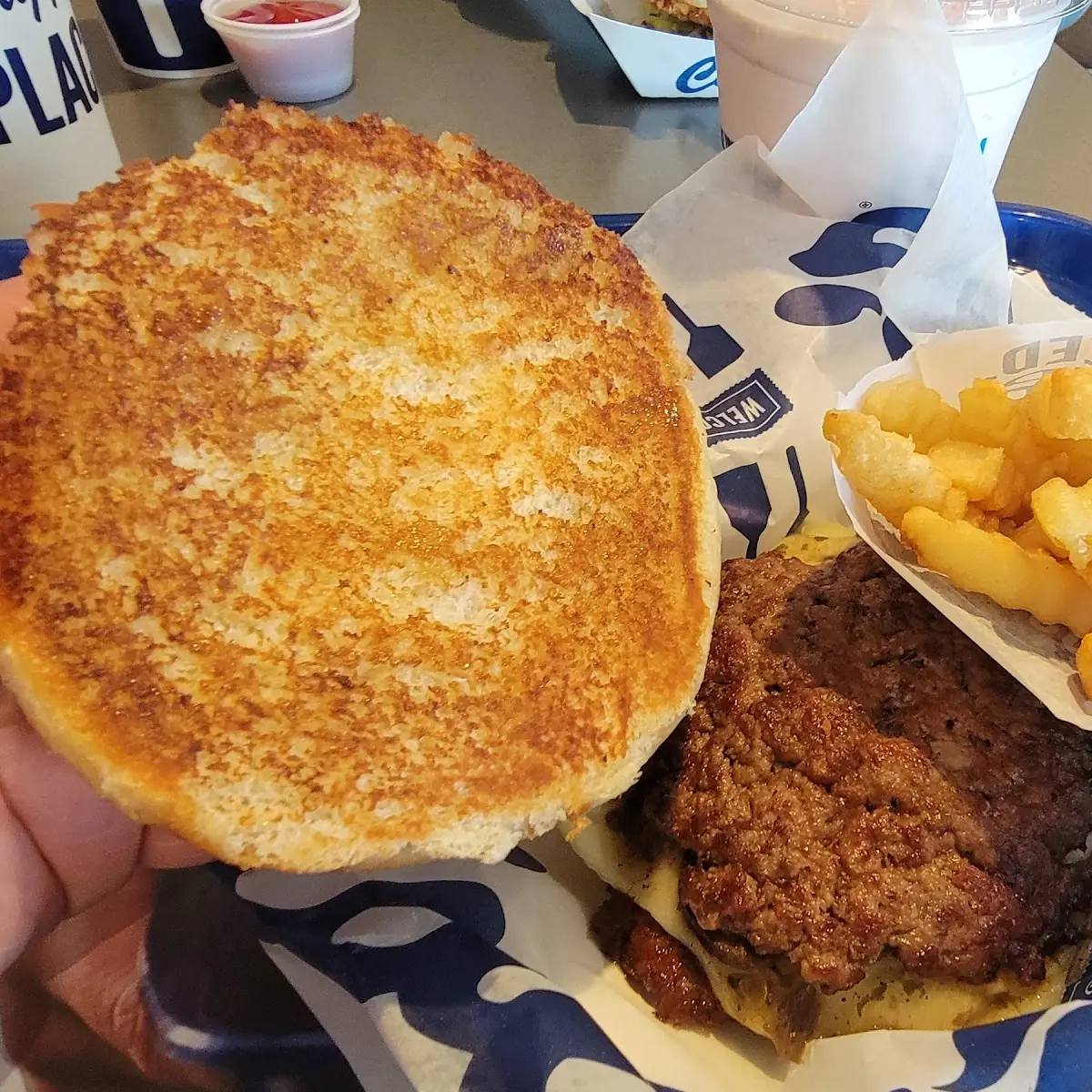 Mushroom Swiss Burger
