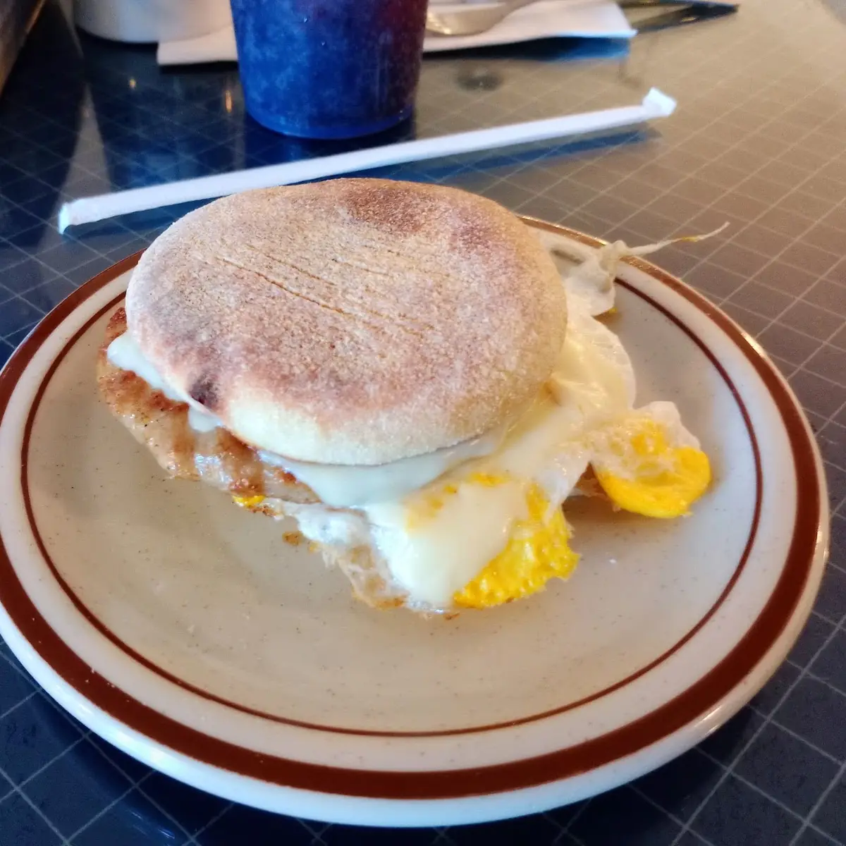 Sausage Egg and Cheese Muffin