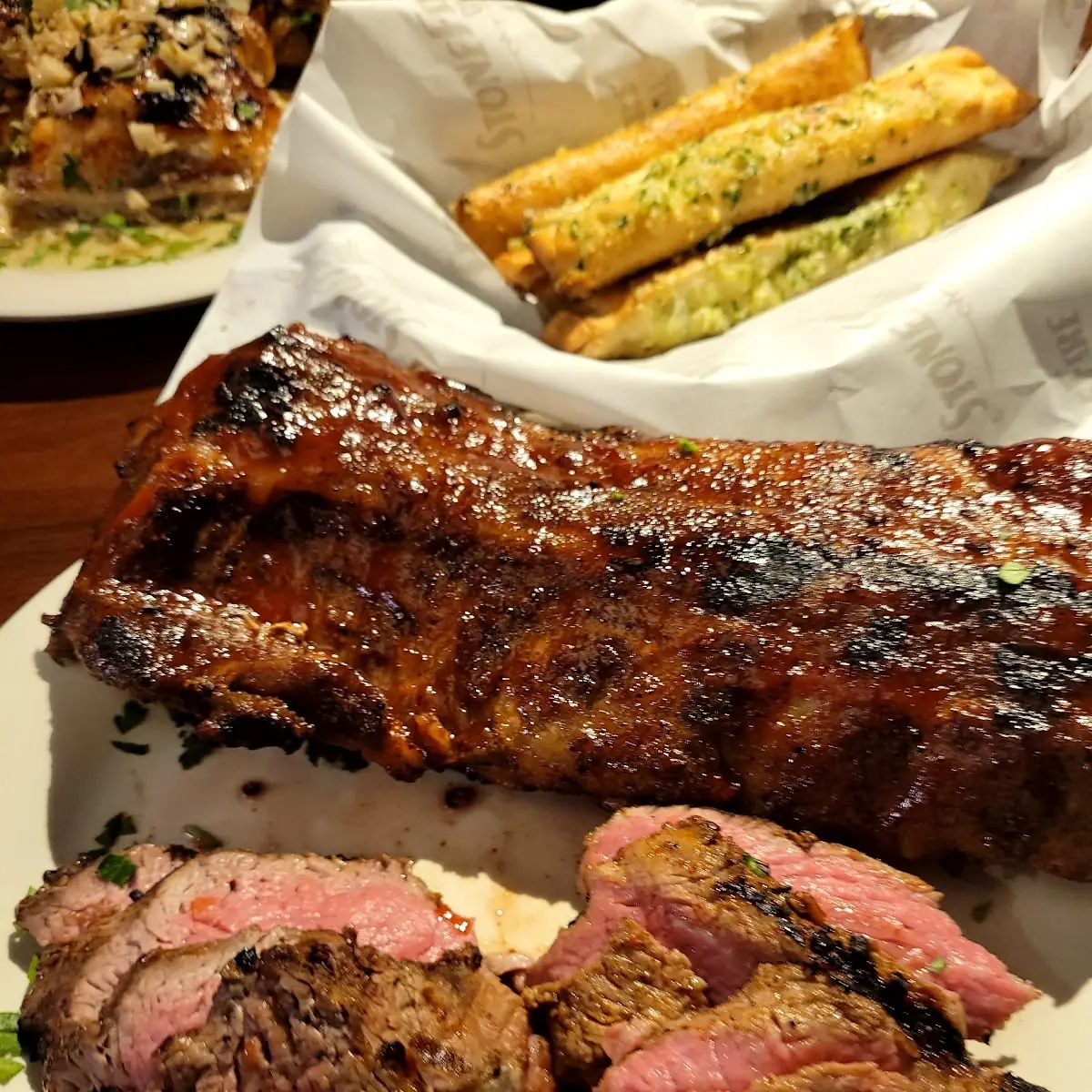 Tri Tip and Half Rack of Ribs