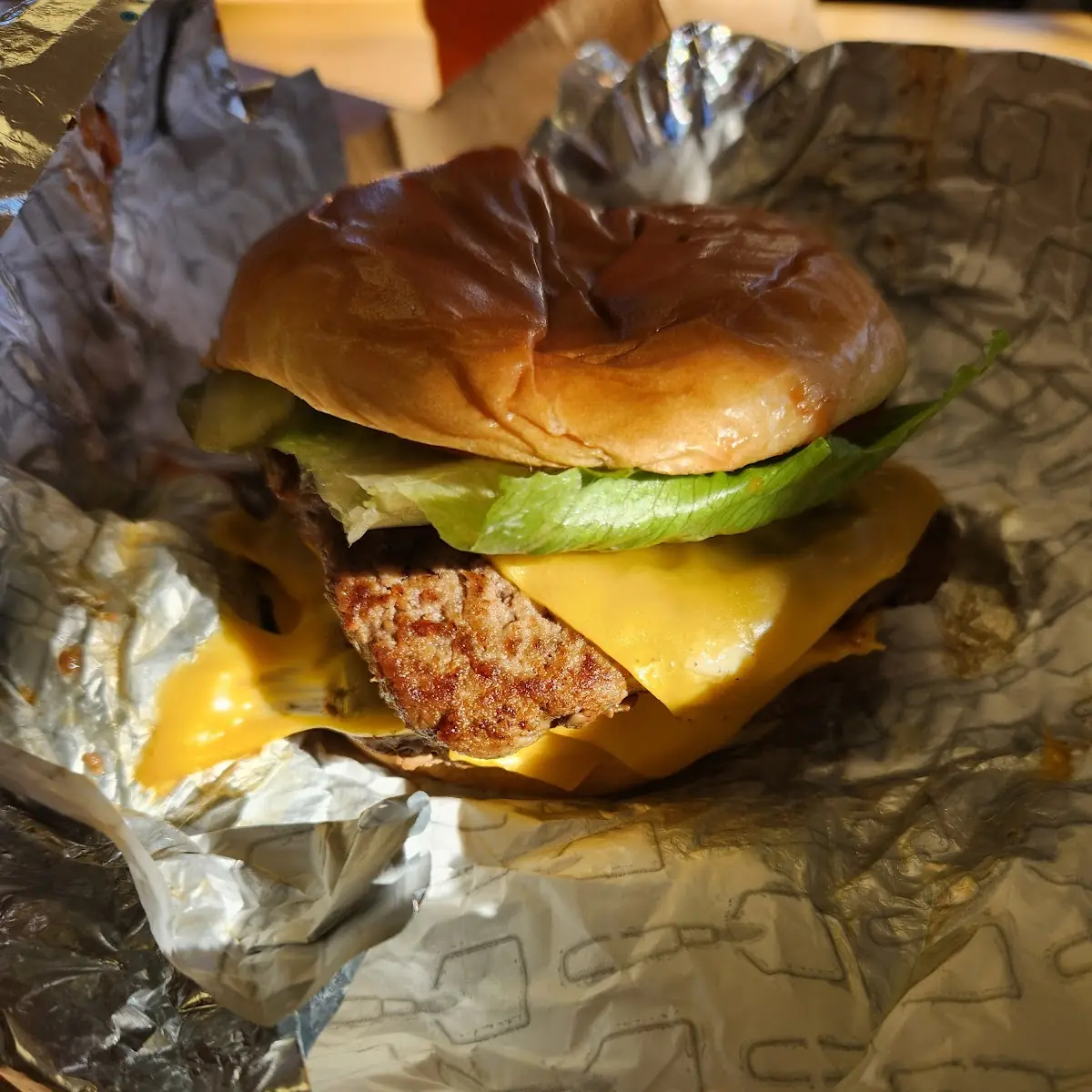 Dave Triple Cheeseburger