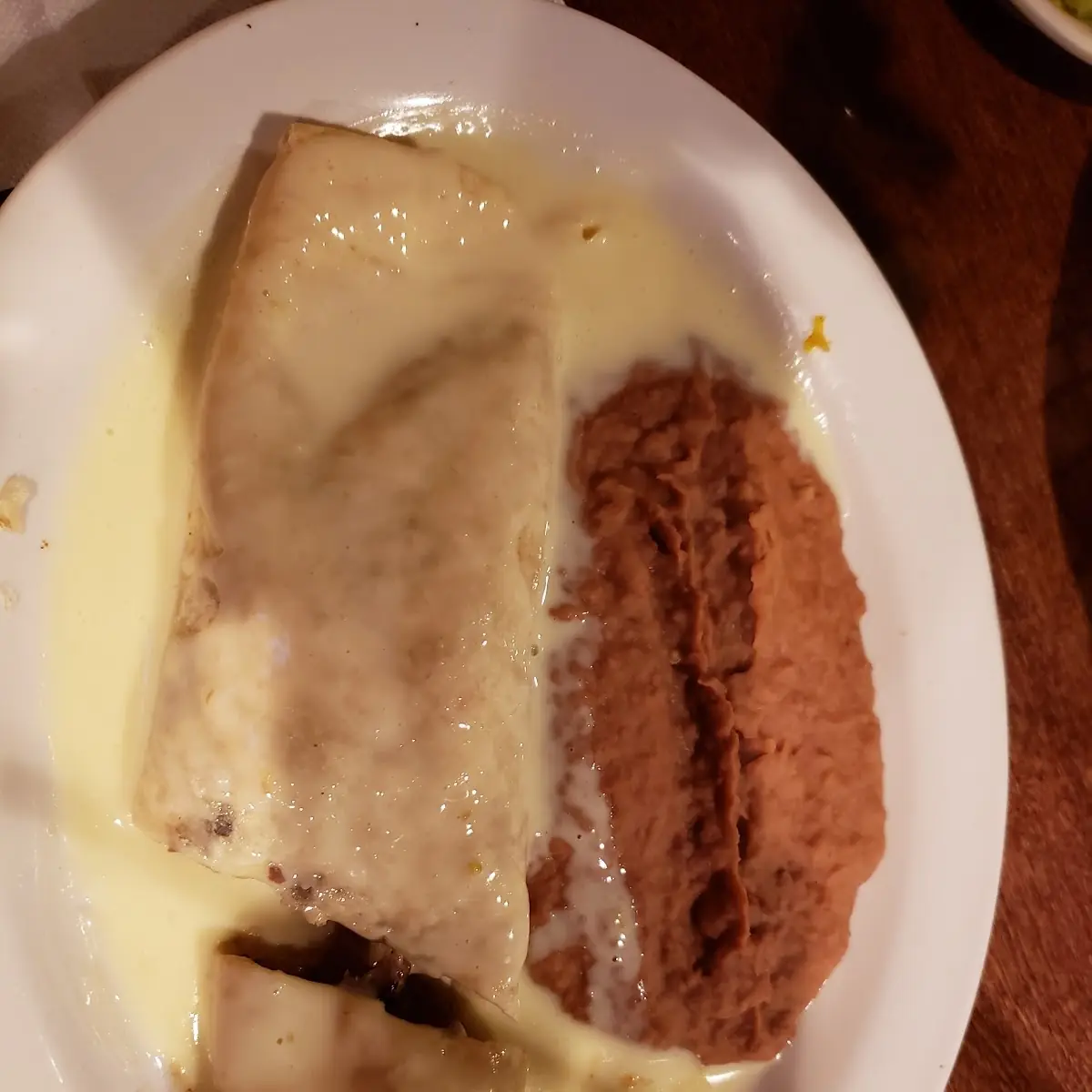 Burrito with Cheese Sauce