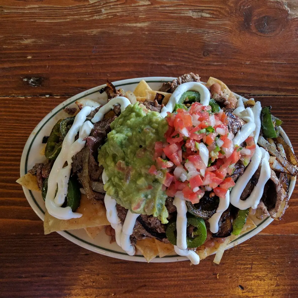 Steak Nachos Without Cheese