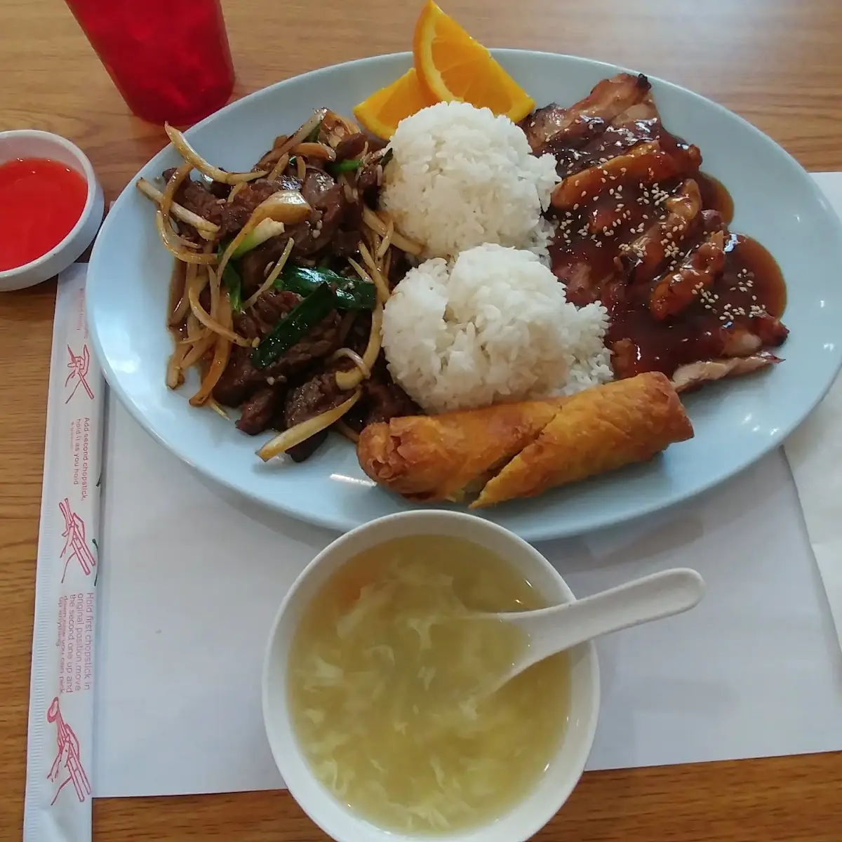 Teriyaki Chicken Mongolian Beef