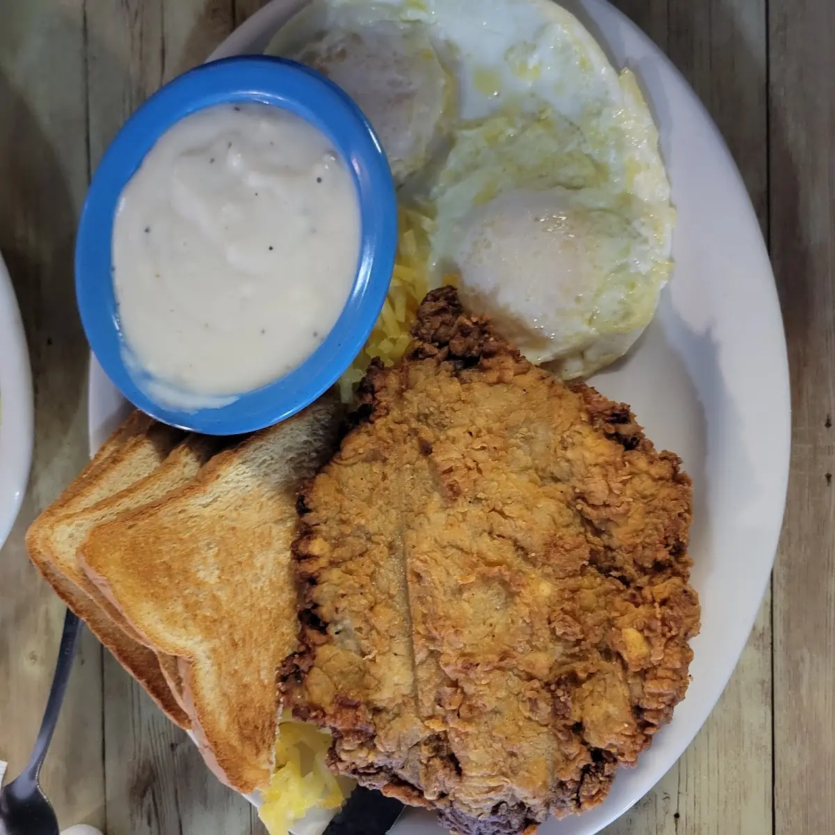 Chicken Fried Steak Breakfast