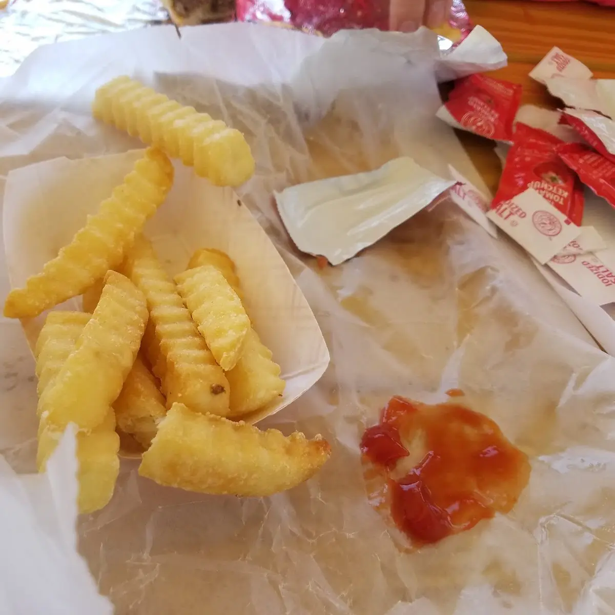 Burger and Fries