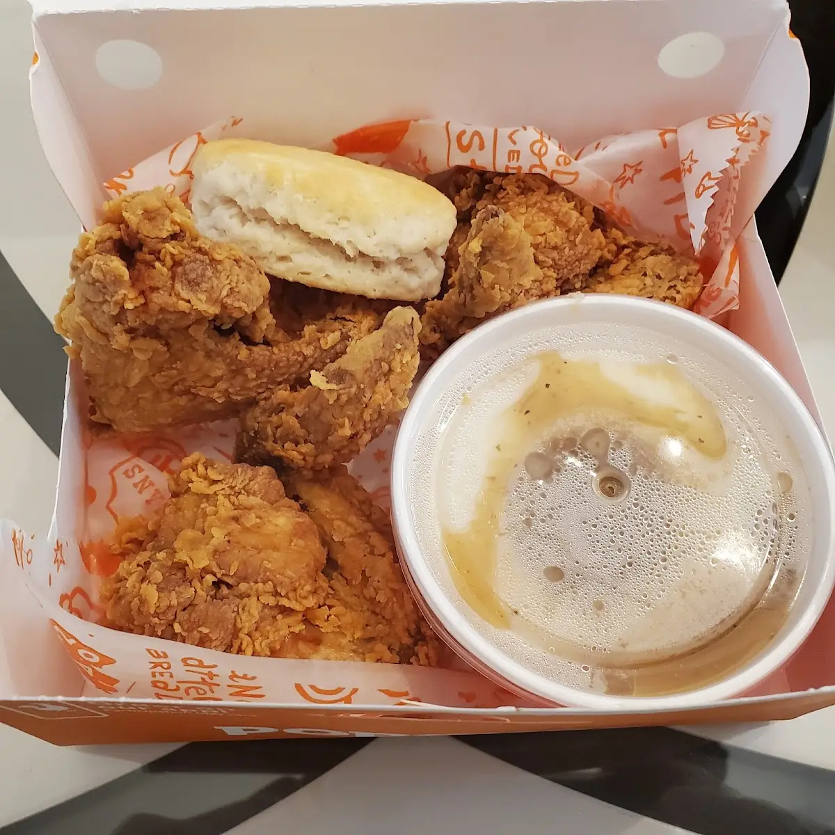 Fried Chicken with Buttermilk Biscuit
