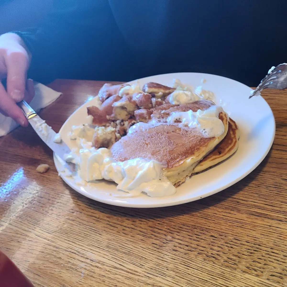 Pancakes and Hash Browns