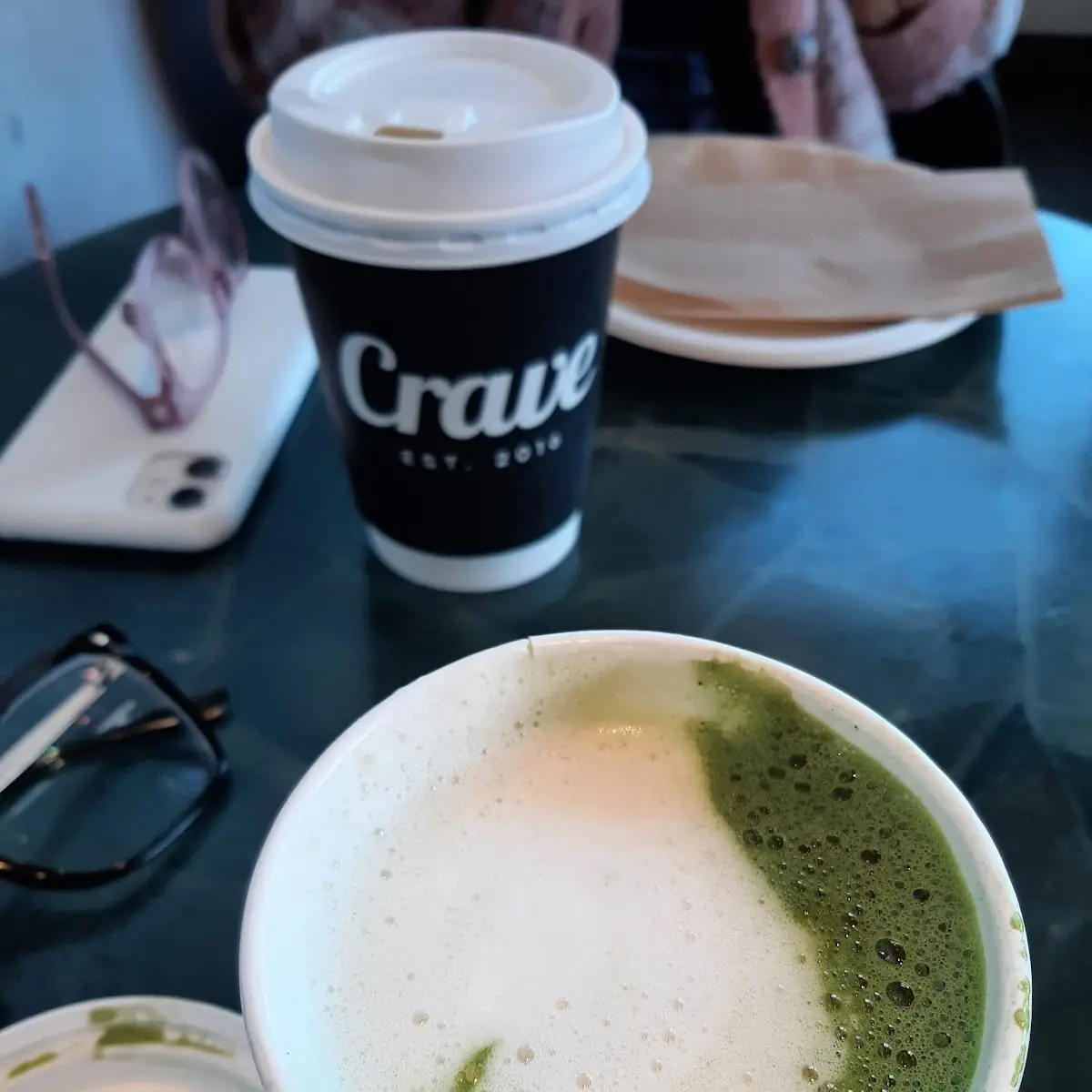 Matcha Latte with Oat Milk