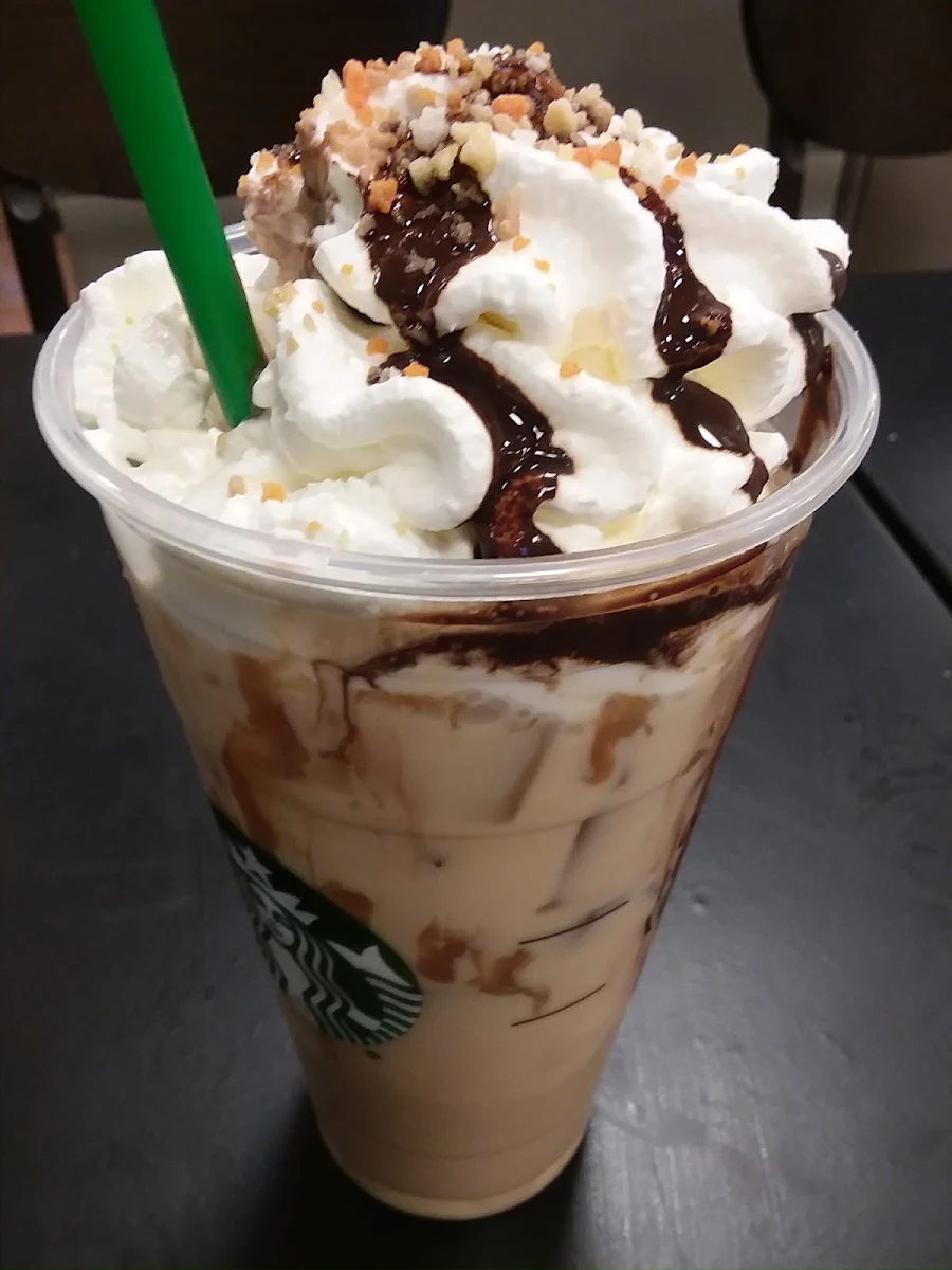 Iced Caramel Coffee with Cream