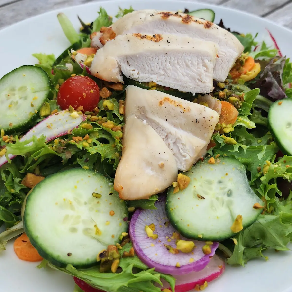 Mixed Greens Salad with Chicken