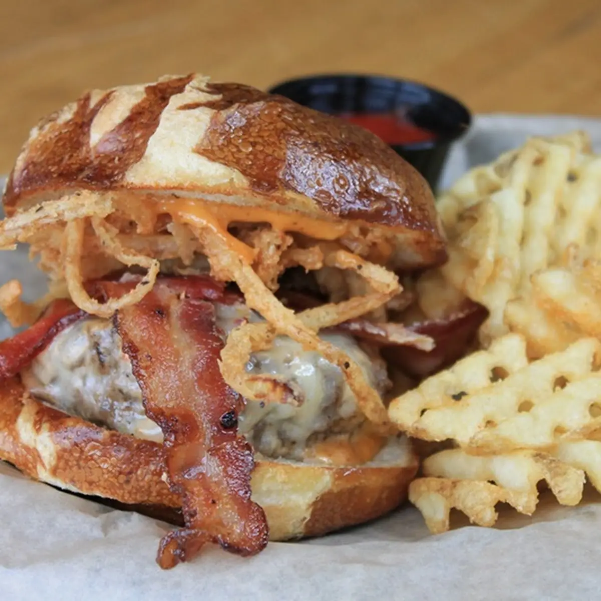 Peanut Butter Bacon Burger