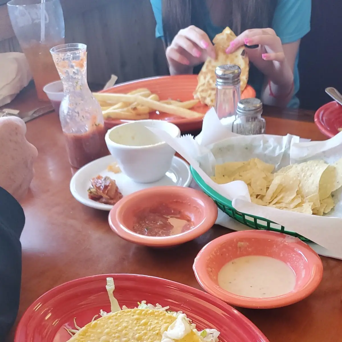 2 Beef Tacos Mexican Rice & Beans