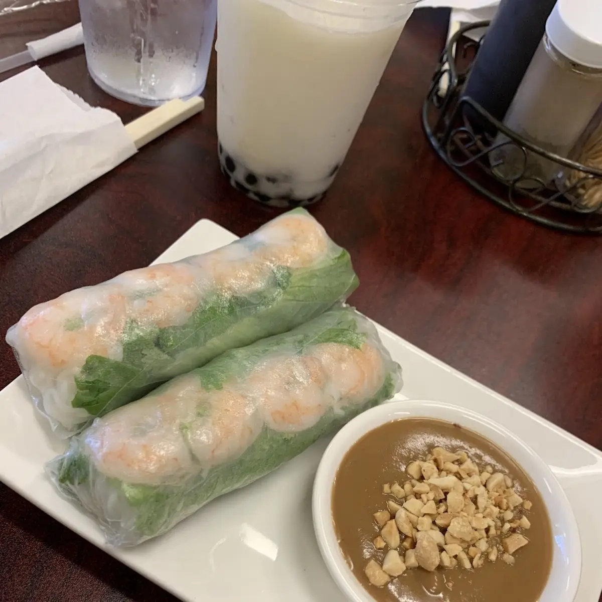 A1. Fresh Spring Rolls (2 Pieces)
