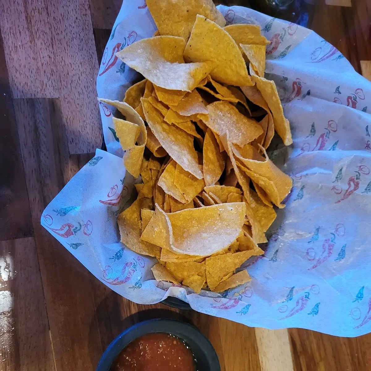 Tortilla Chips and Red Salsa