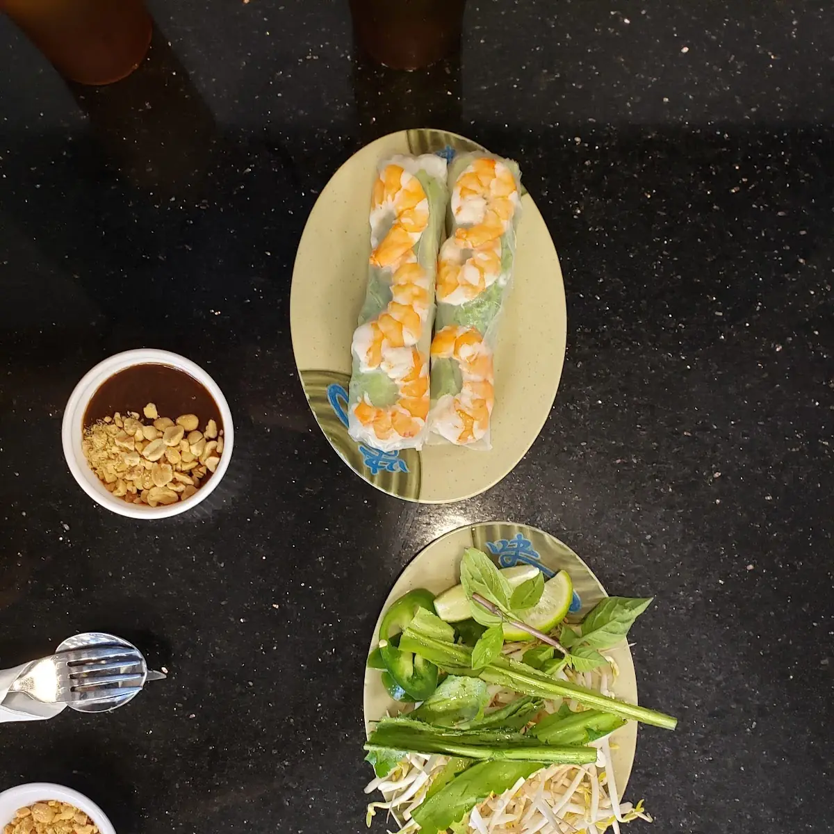 Freshly Wrapped Spring Rolls Gỏi Cuốn