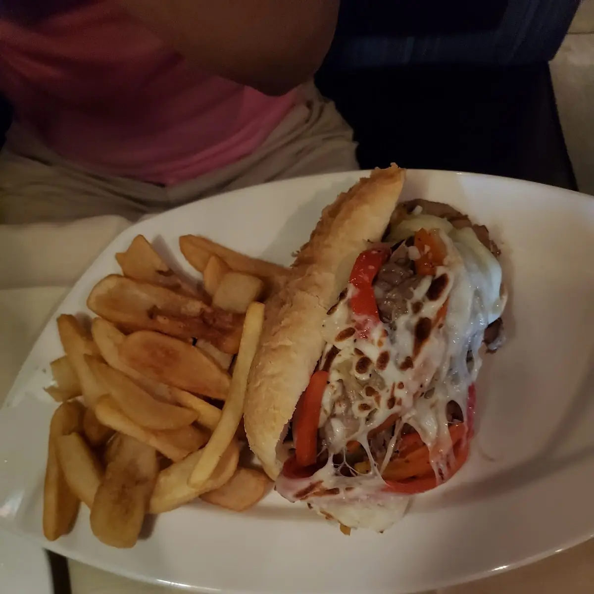 Beef Sandwich with Fries