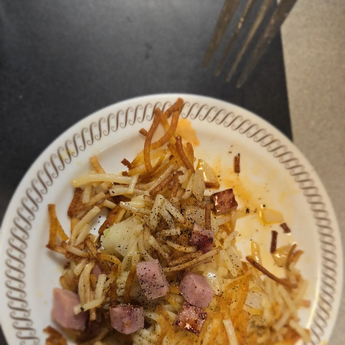Hash Browns with Ham