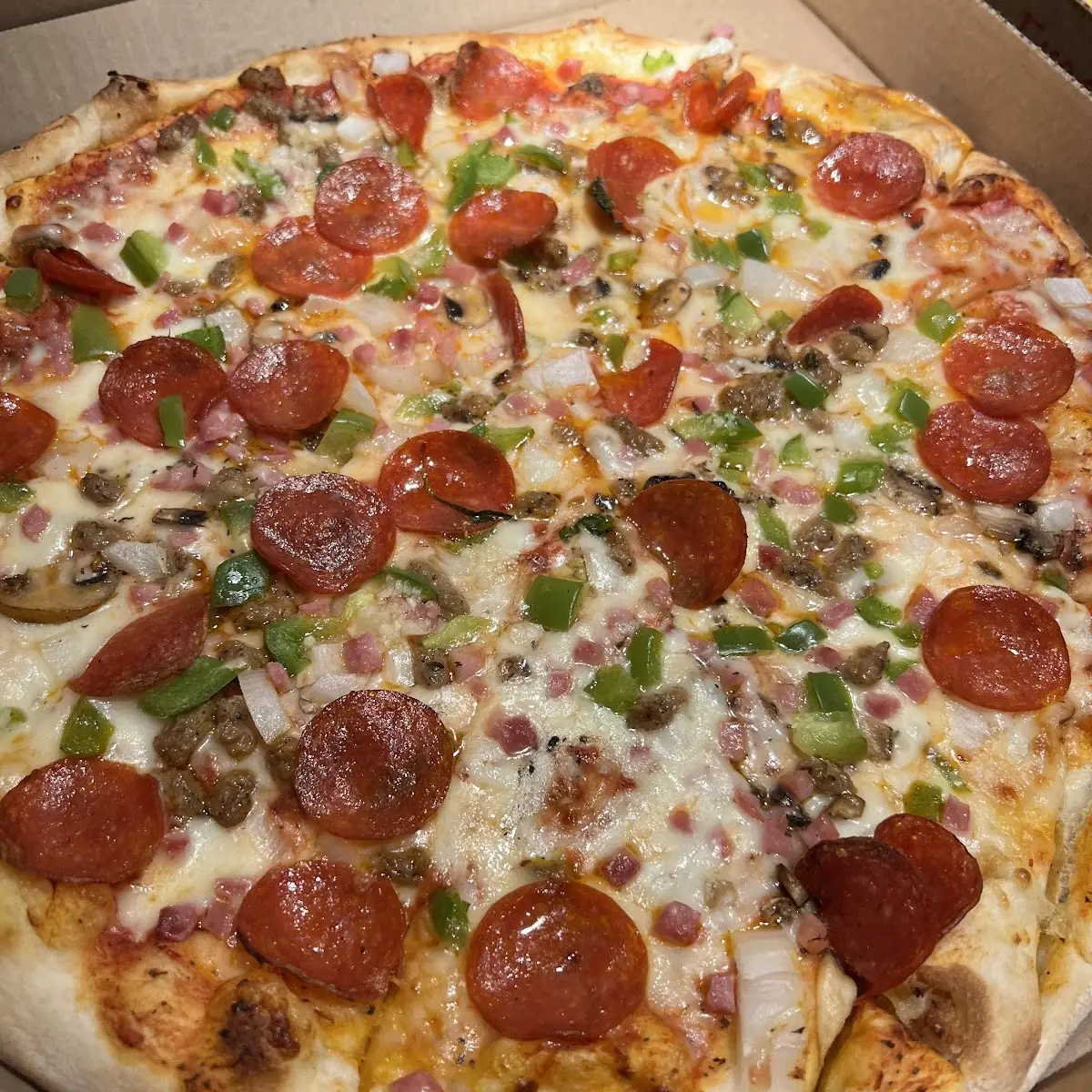 New York Style Pepperoni and Mushroom