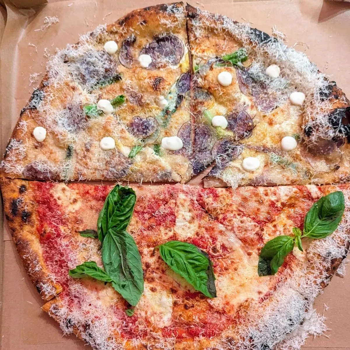 Margherita Pizza with Fresh Basil