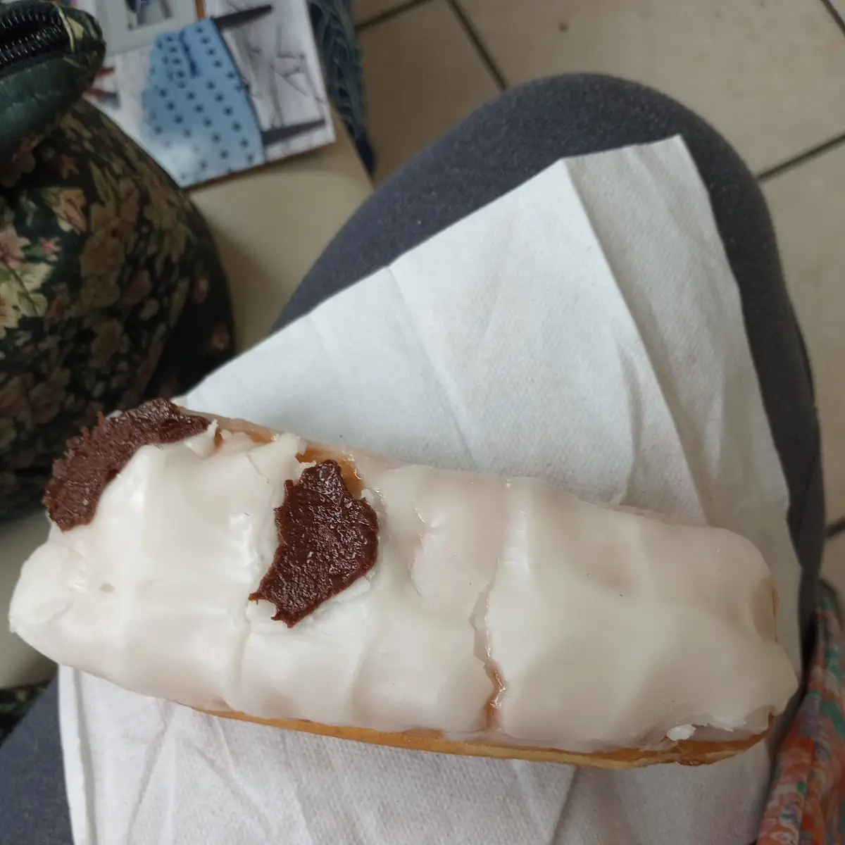 Vanilla Long John Donut