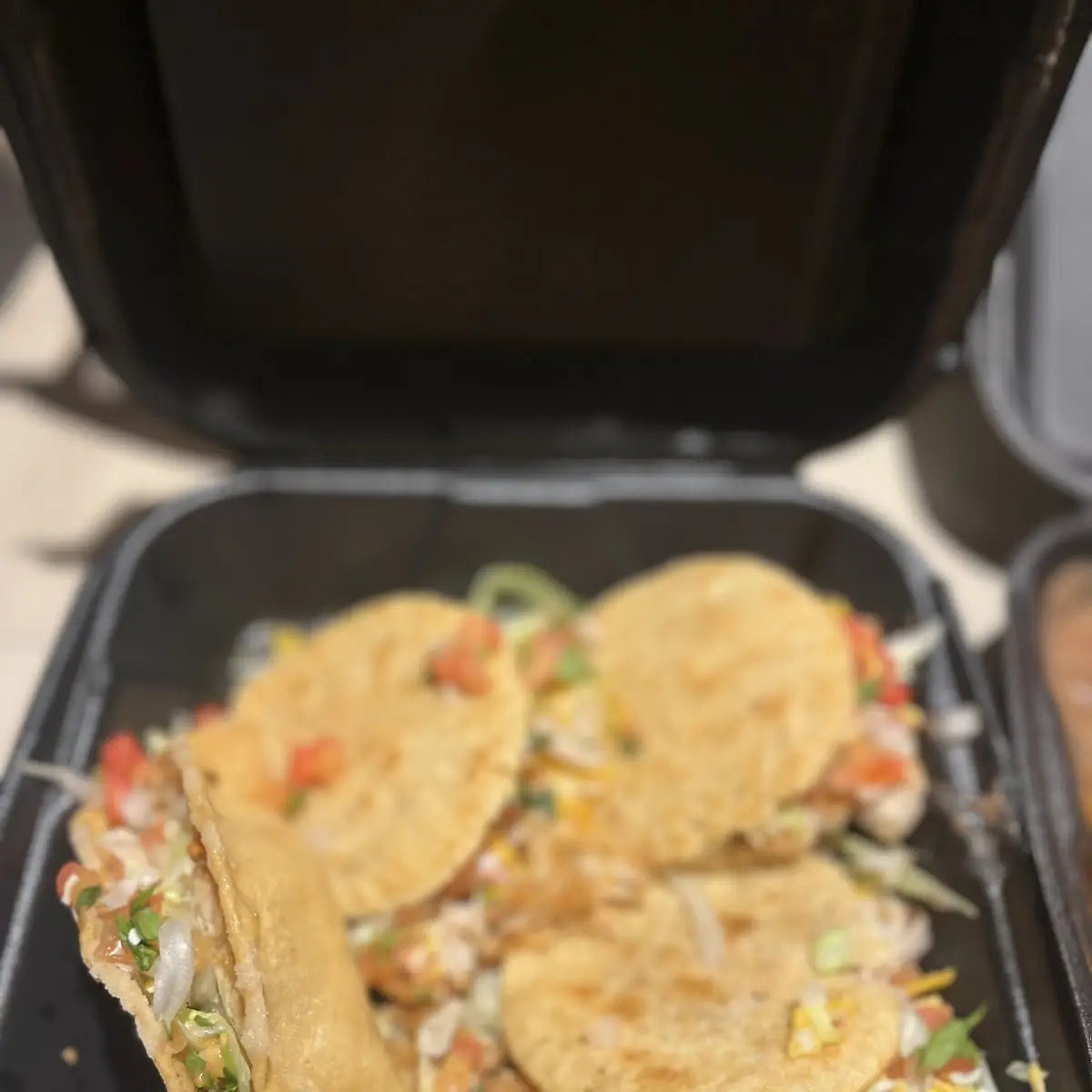 Hard Chicken Taco and Chicken Gorditas