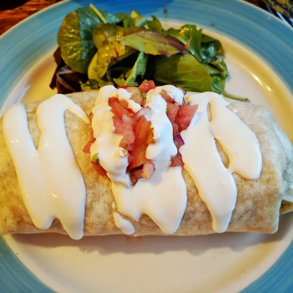 Seafood Chimichanga