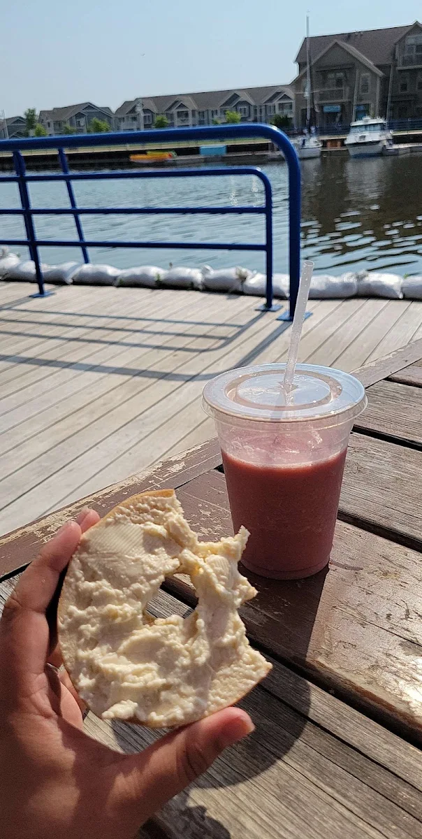 Bagel with Honey Cream Cheese